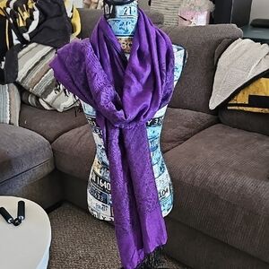 Elegant Purple Scarf